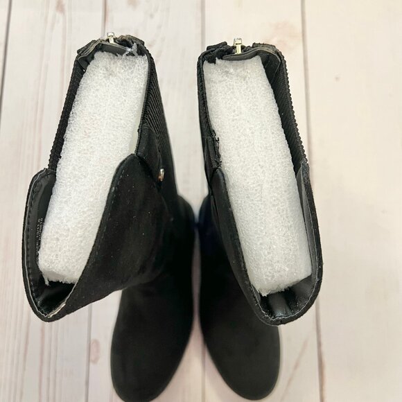 NIB - Kenneth Cole - Girl’s Black Kelly Stretch Boots - Size US 12 - Picture 7 of 12